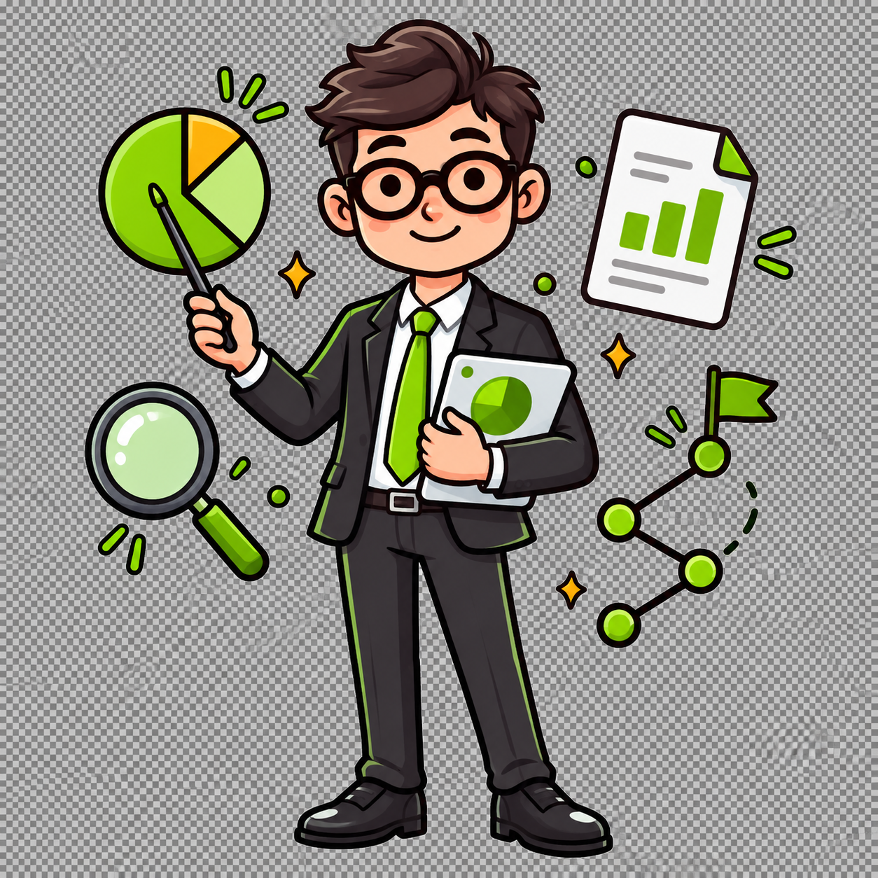 Consultants cartoon character