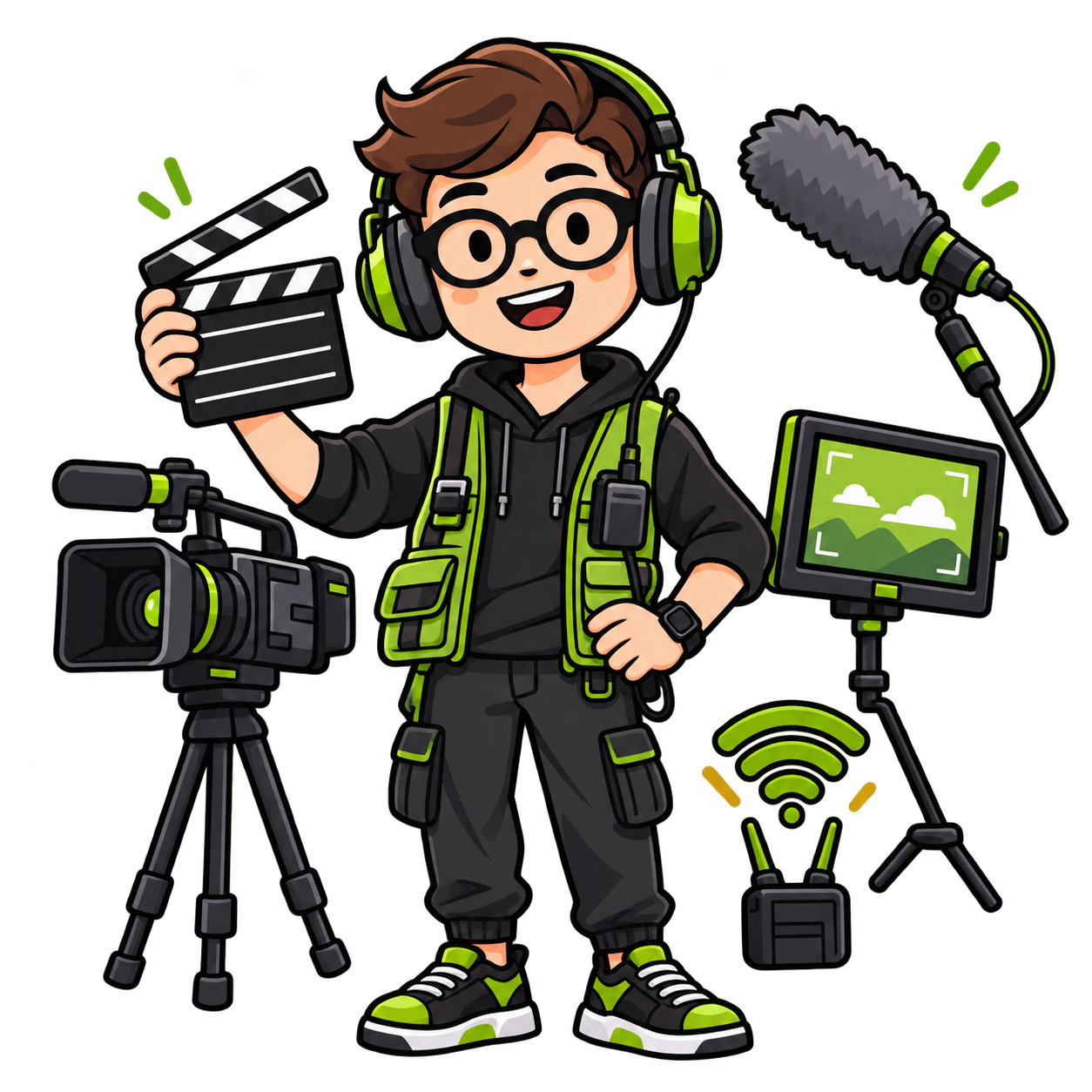 Media Teams cartoon character